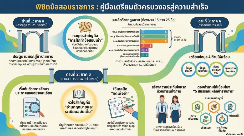 10 เทคนิคการเตรียมสอบงานราชการ - วิธีเตรียมตัวสอบให้ติดในครั้งเดียว